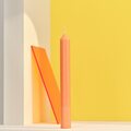 Maison Berger narrow long candle Orange