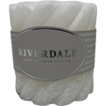 Riverdale valkoinen tuoksullinen kierrekynttilä 10 * 10 cm