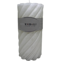 Riverdale valkoinen tuoksullinen kierrekynttilä 7 * 15 cm
