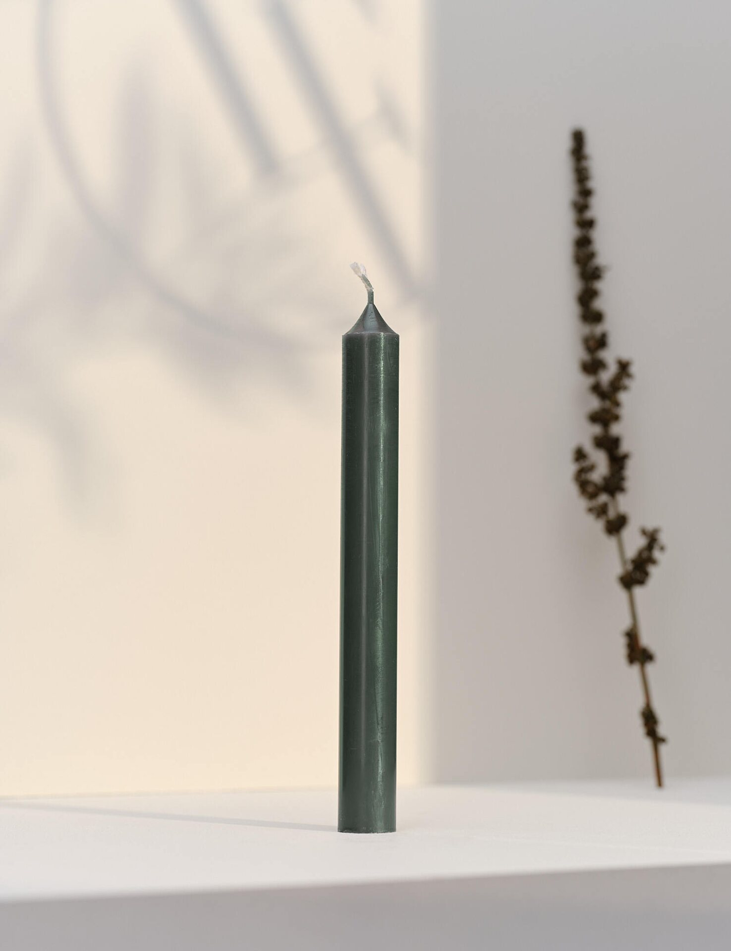 Maison Berger keskeny, szűk hosszú candle Tummanvihreä