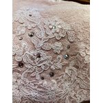 Arte Pura Froteinen pitsipyyhe Swarovski kristailleilla Peonia old