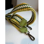 Noir leather phonebag Jaune