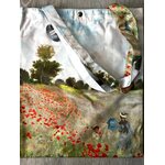Ostoskassi taidekuvalla Monet, Wild Poppies
