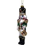 Shishi set of three glas nutcracker ornaments Grön vasemalla