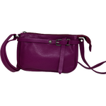 Cross body nahkainen pikkulaukku Pinkki