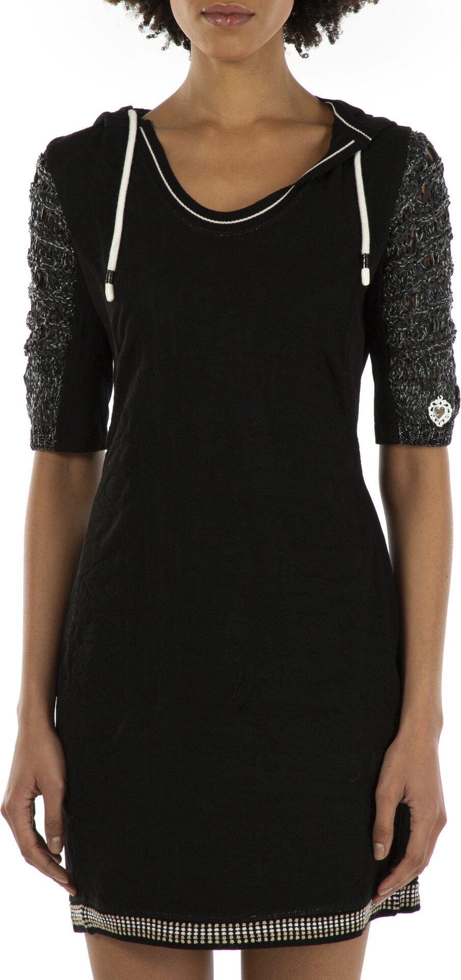 Elisa Cavaletti musta collegemekko Nero