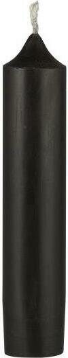 Ib Laursen lyhyt kruunukynttilä Black