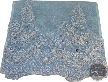 Arte Pura Froteinen pitsipyyhe Swarovski kristailleilla Vita old