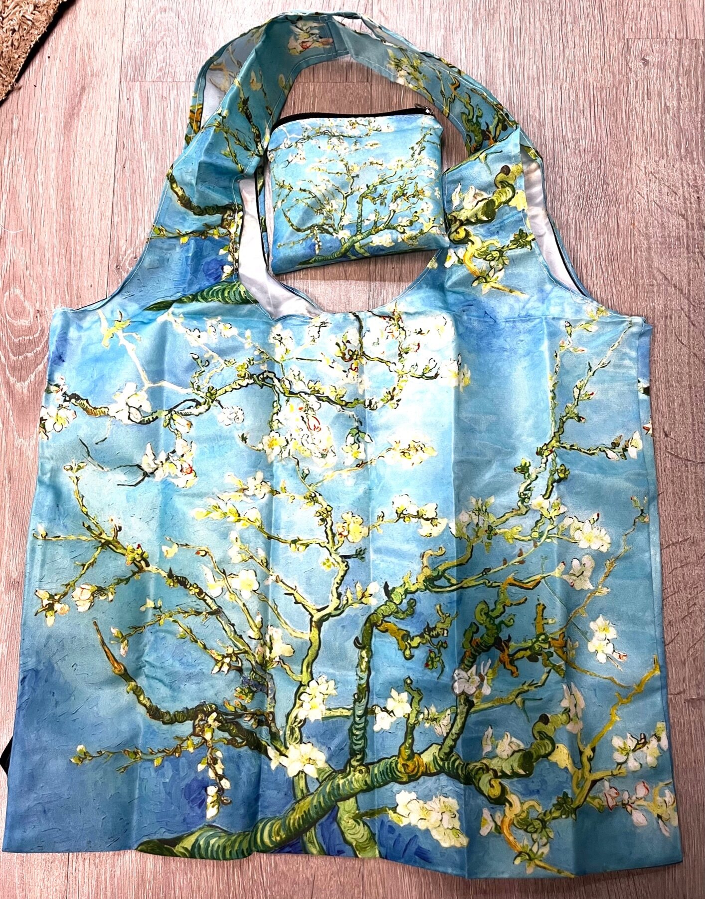 Ostoskassi taidekuvalla Van Gogh, Almond Blossom