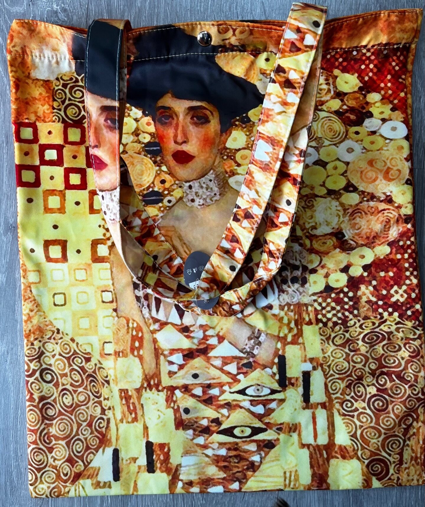 Ostoskassi taidekuvalla Klimt, Mysterious Muse