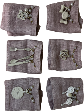 Arte Pura λινό Καλλυντικά bag Polvere old