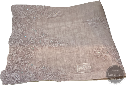 Arte Pura Pellavakaitaliina Swarovski kristalleilla Polvere old