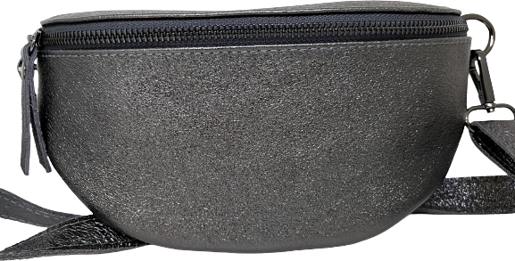 Schwarz leather phonebag Grafiitti