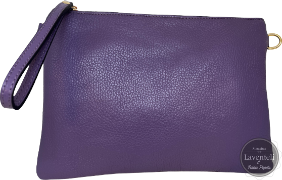 Nahkainen kirjekuorilaukku Violet