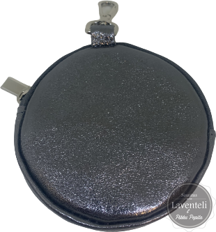 Pikku-kukkaro nahkaa Hopea