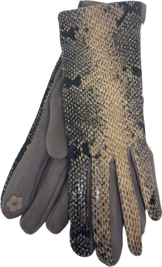 Finger gloves eläinkuosilla Käärme