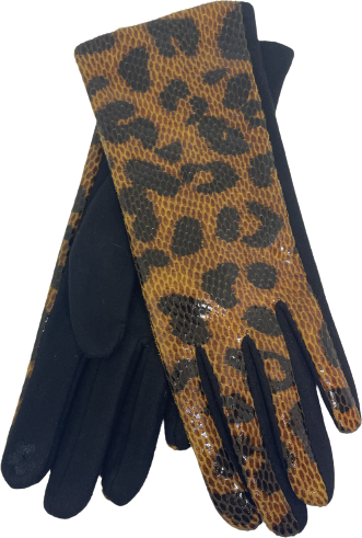 Finger gloves eläinkuosilla Mustard pantteri