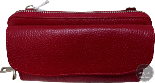 Nahkainen lompakko/laukku Punainen