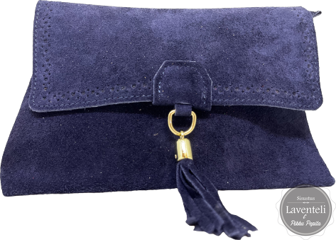 Mokkanahkainen käsilaukku Navy