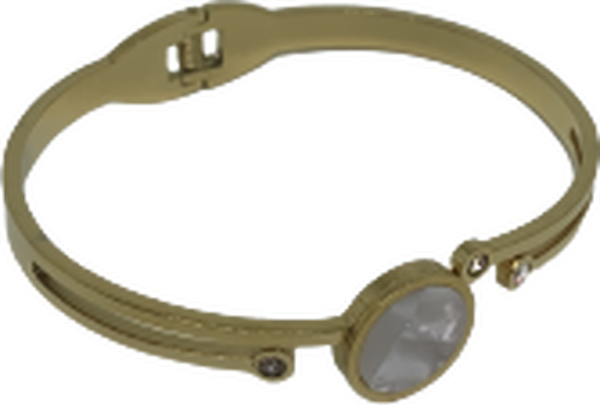 Metallinen kullanvärinen rannekoru Rannekoru 1