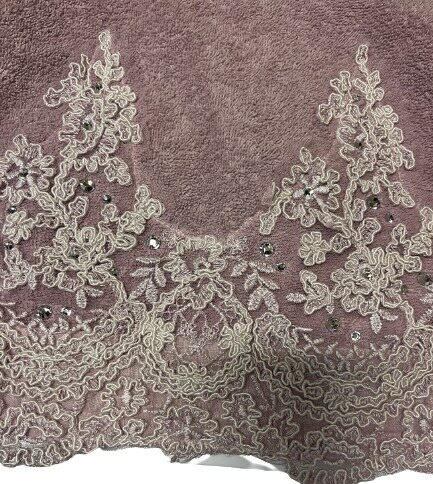 Arte Pura Froteinen pitsipyyhe Swarovski kristailleilla Fata old