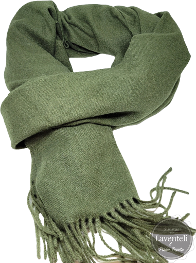 Kashmir sekoite huivi Zelená