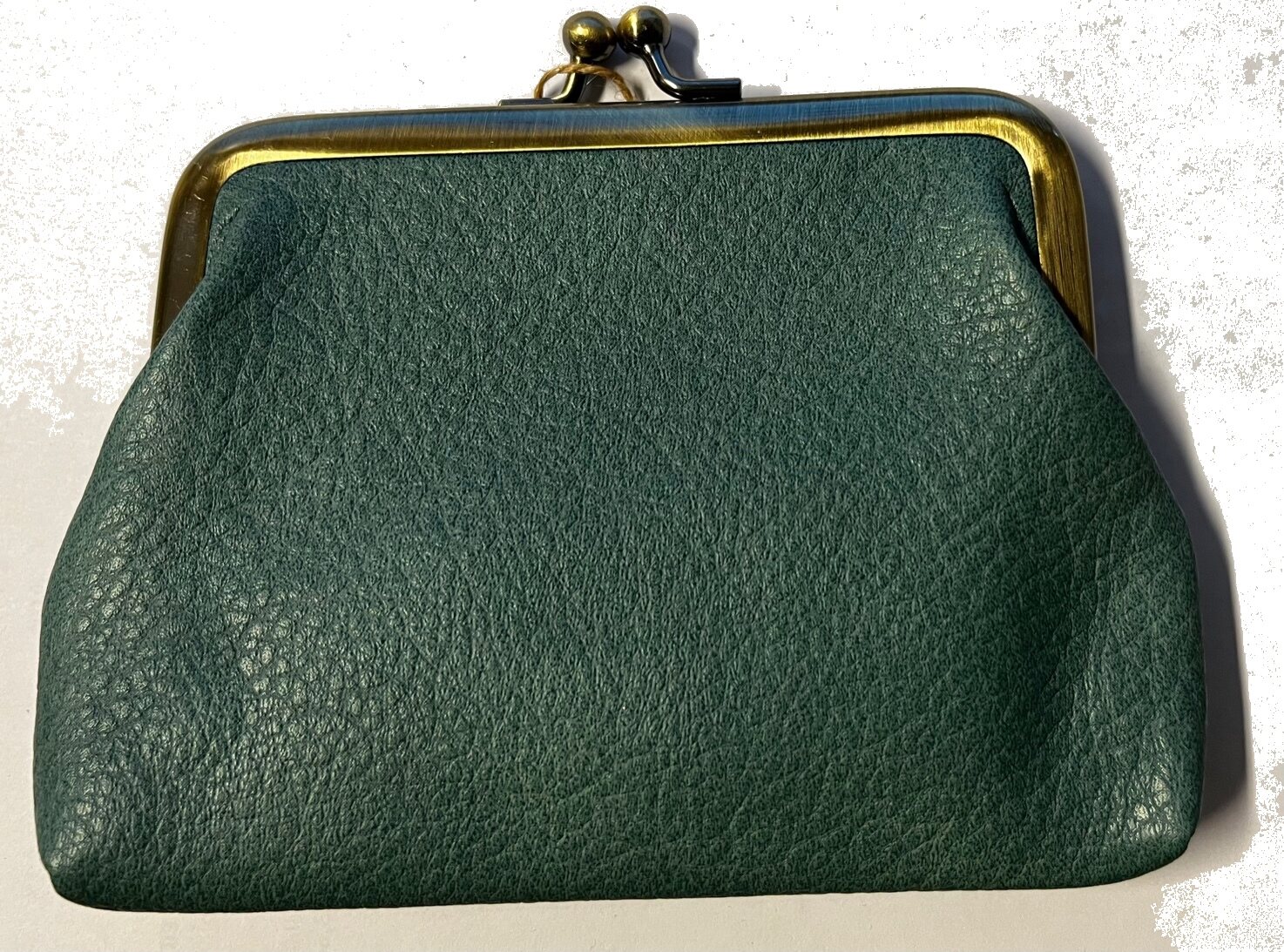 Kukkaro nahkaa Turkoosi