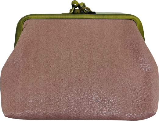 Pieni kukkaro nahkaa Vaaleanpunainen