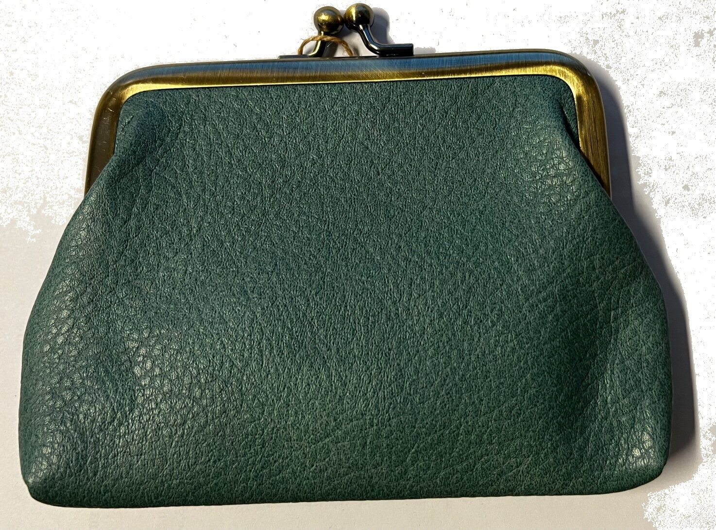 Pieni kukkaro nahkaa Turkoosi