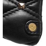DEPECHE. schwarz leather phonebag