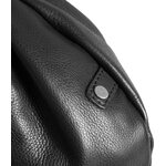 DEPECHE. Pyöreä pitkulainen Keskikokoinen cross body laukku pehmeää nahkaa