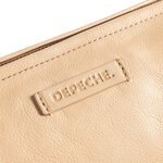 DEPECHE. Pyöreä pitkulainen Keskikokoinen cross body laukku pehmeää nahkaa