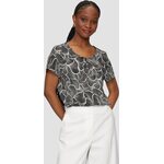 S. Oliver women's Black & White paita pienellä hihalla