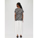 S. Oliver women's Black & White paita pienellä hihalla