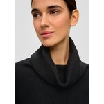 S. Oliver black suurikauluksinen neule, wool blend