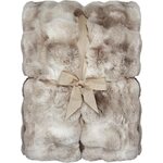 Skinnwille vaalea beige tekoturkispeitto Misty