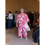 S. Oliver pour femmes pinkkikukalliset lyhyet culottes pantalons
