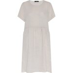 Marc Lauge Sleeveless roze en oranje kleur dress