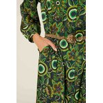 Tara Jarmon vihreäkuvioinen pitkähihainen Reala mekko