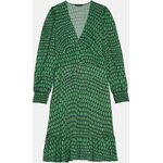 Tara Jarmon vihreäkuvioinen pitkähihainen Green Rain mekko