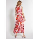 Ana Alcazar 長い sleeveless dress with floral pattern