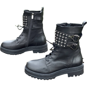 Mago Shoes mustat maiharit niittisomisteilla