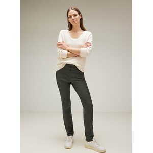Street One cuira muistuttavat metsänvihreät pantalons