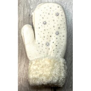 Mittens lumihiutaleilla