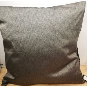 Svanefors musta / hopeanvärinen tyynynpäällinen 60*60 cm