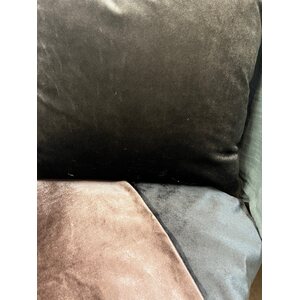 Svanefors suklaanruskea samettinen tyynynpäällinen
