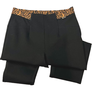 Koralline naisten mustat leggins housut
