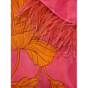 Ana Alcazar lang sleeveless dress with floral pattern