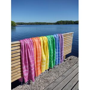 Raidallinen hamam pyyhe