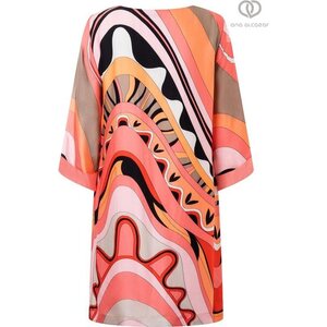 Ana Alcazar lang sleeveless dress with floral pattern